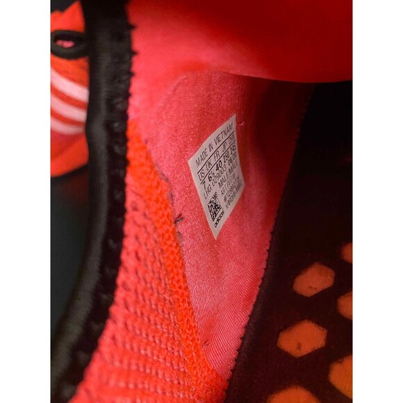 Adidas NMD R1 PrimeKnit Athletic Running Shoes Womens 7 FV1740 Signal Pink - Picture 5 of 8